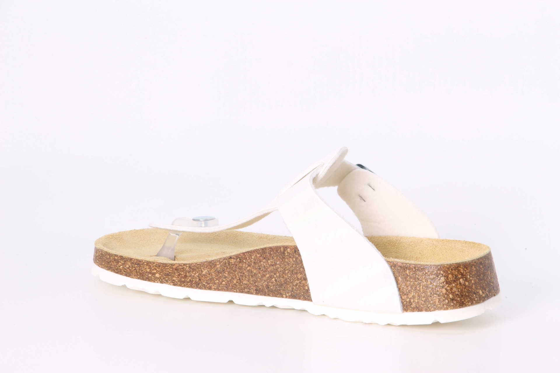 Zehentrenner Kids weiss / sparkle Rückseite