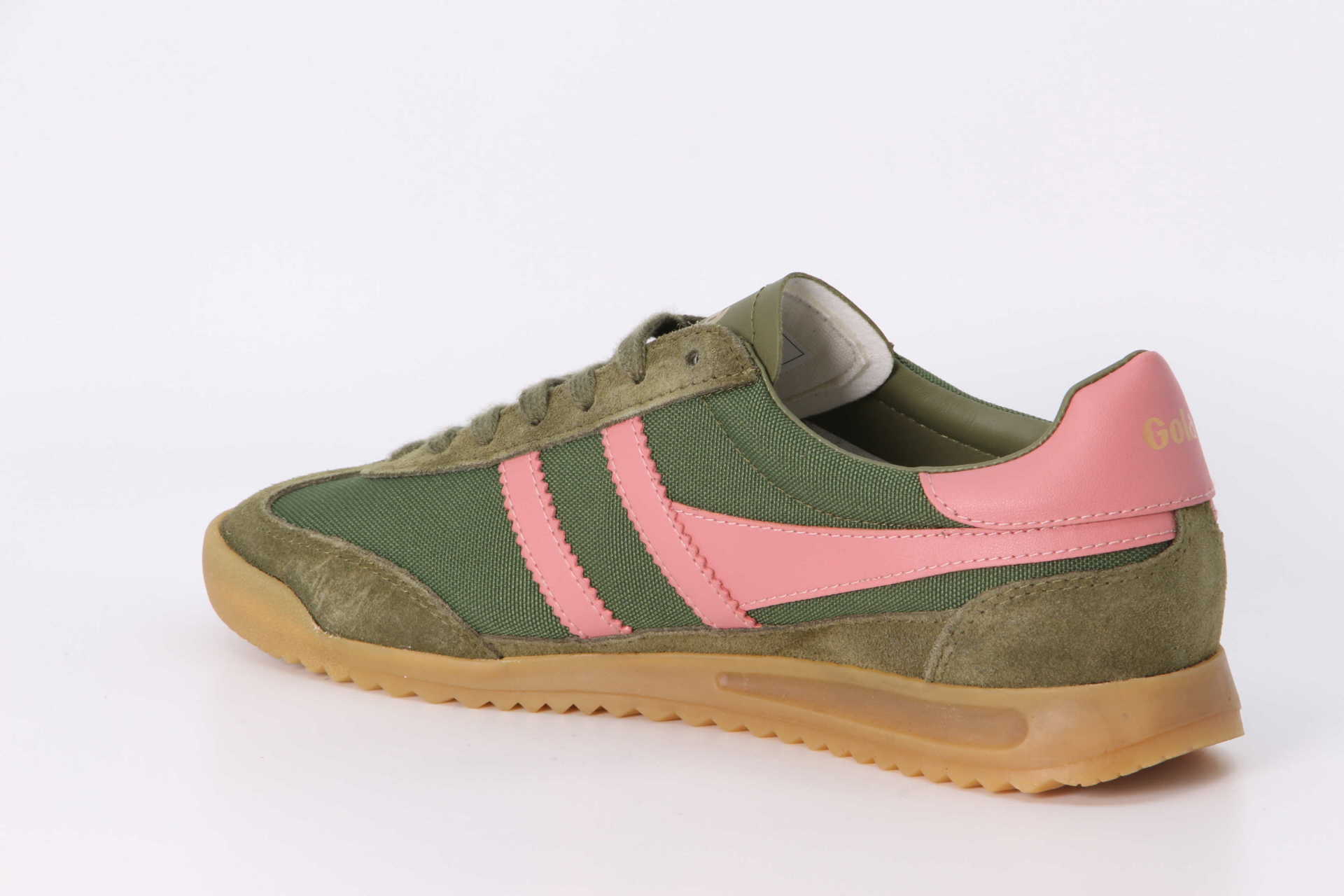 Tornado military green / coral pink Rückseite