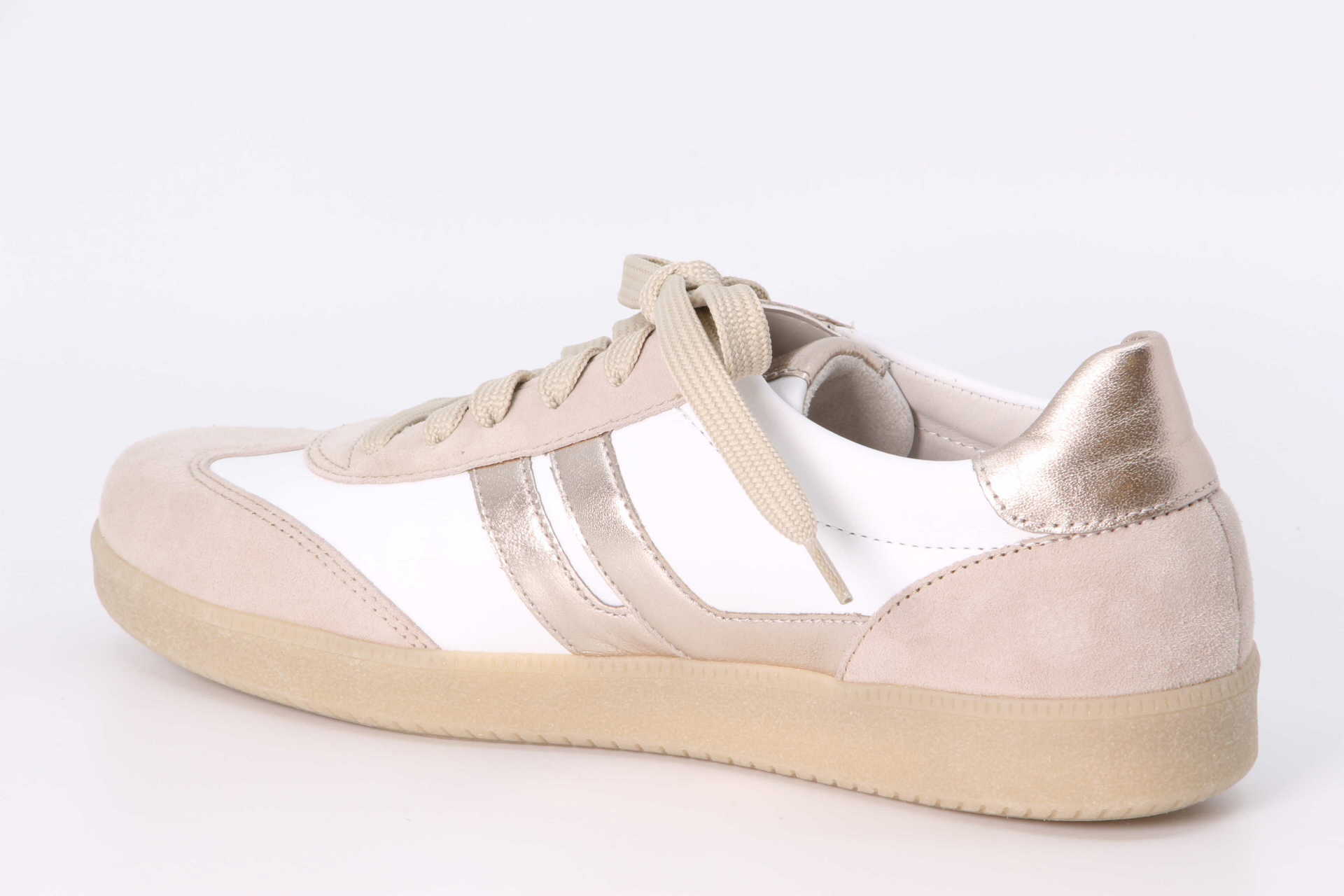 Sneaker white / oak / powder Rückseite