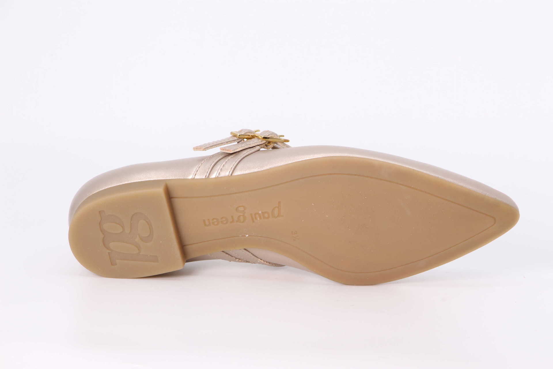 Riemchen-Ballerina metallic shell – Bild 3