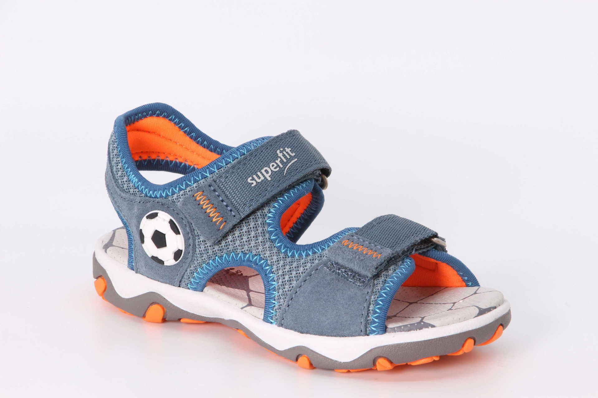 Mike 3.0 Fussball blau / orange Vorderseite