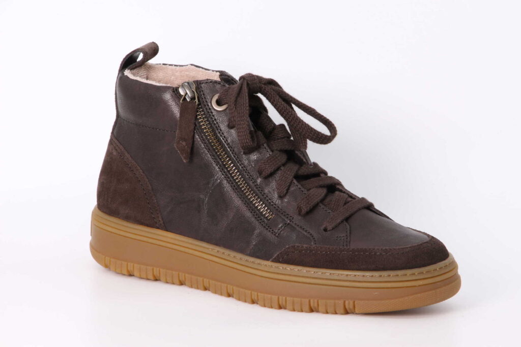 Hi-Top Sneaker mocca / moro Vorderseite