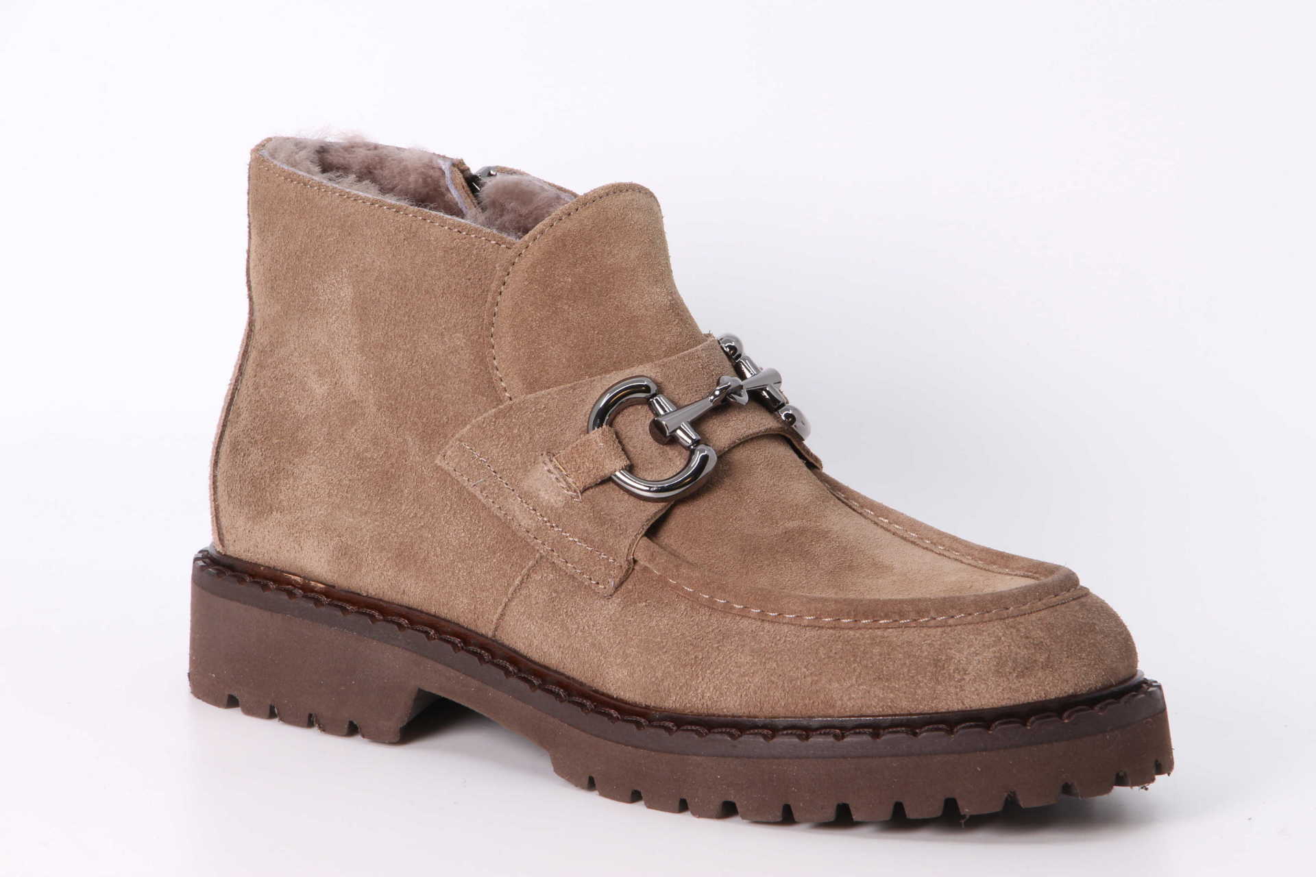 High-Loafer warm sesam Vorderseite
