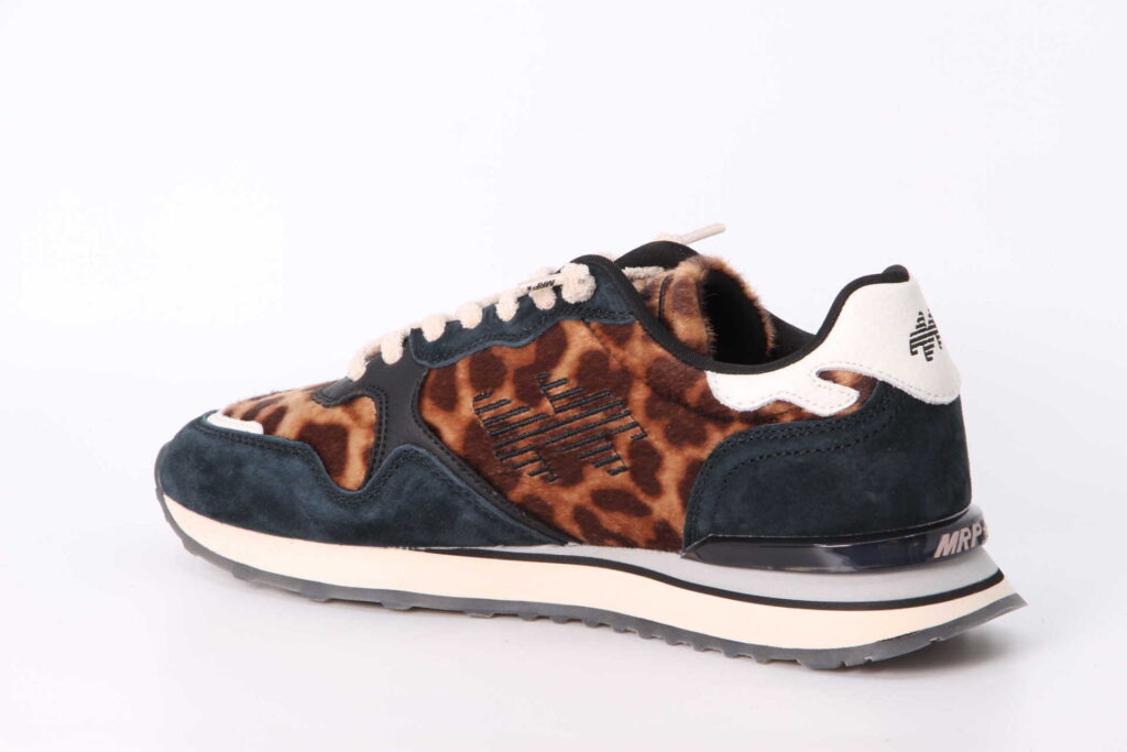 Sneaker combi black / leo Rückseite