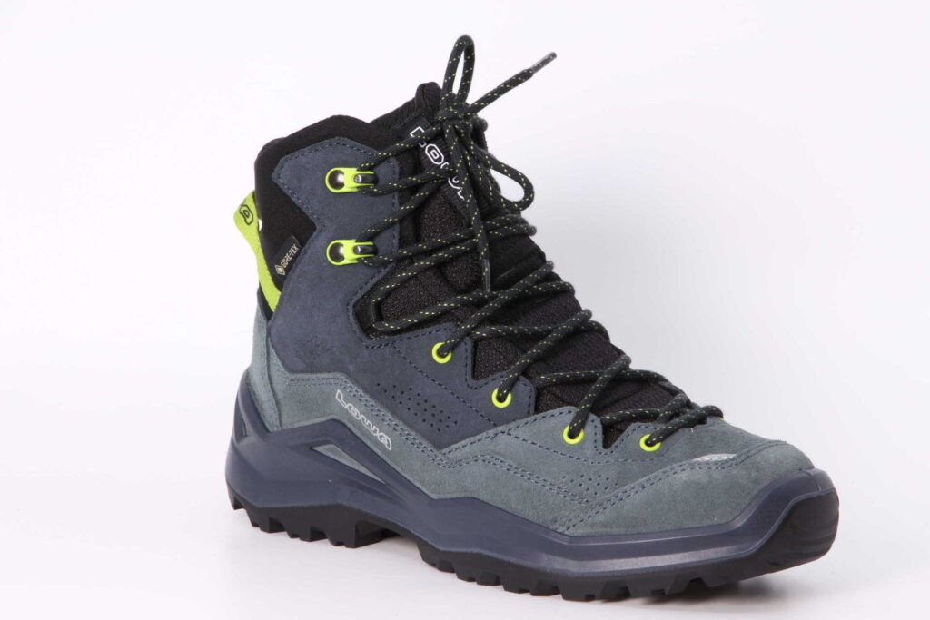 Wandax GTX Mid dunkelpetrol / limone Vorderseite