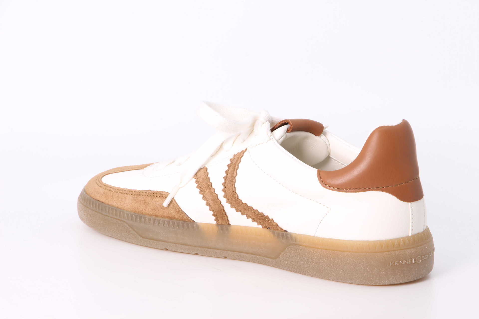 Pop weiss / cognac Rückseite