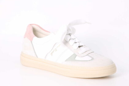 Sneaker milk / white / green / rose