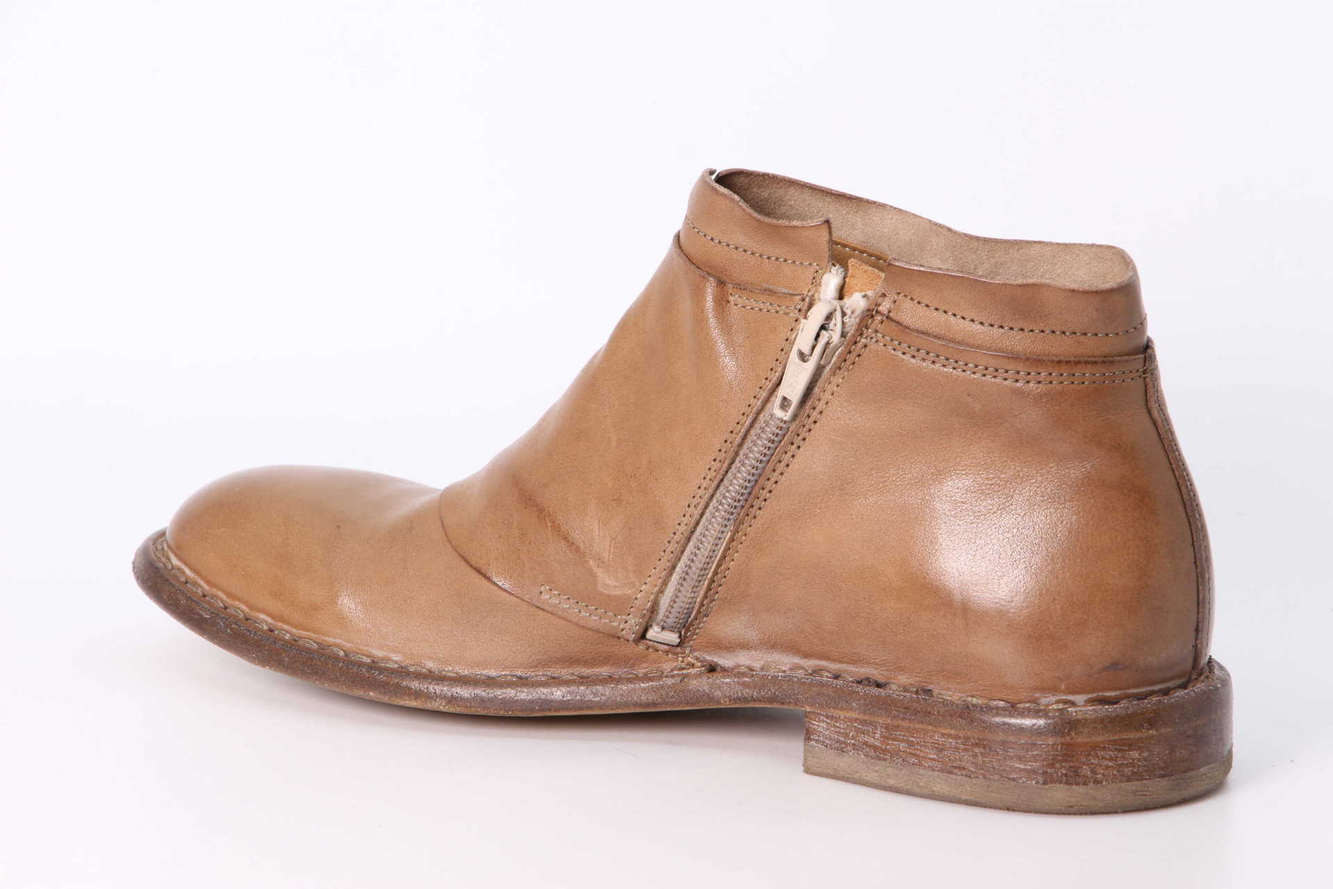 Stiefelette tortora Rückseite