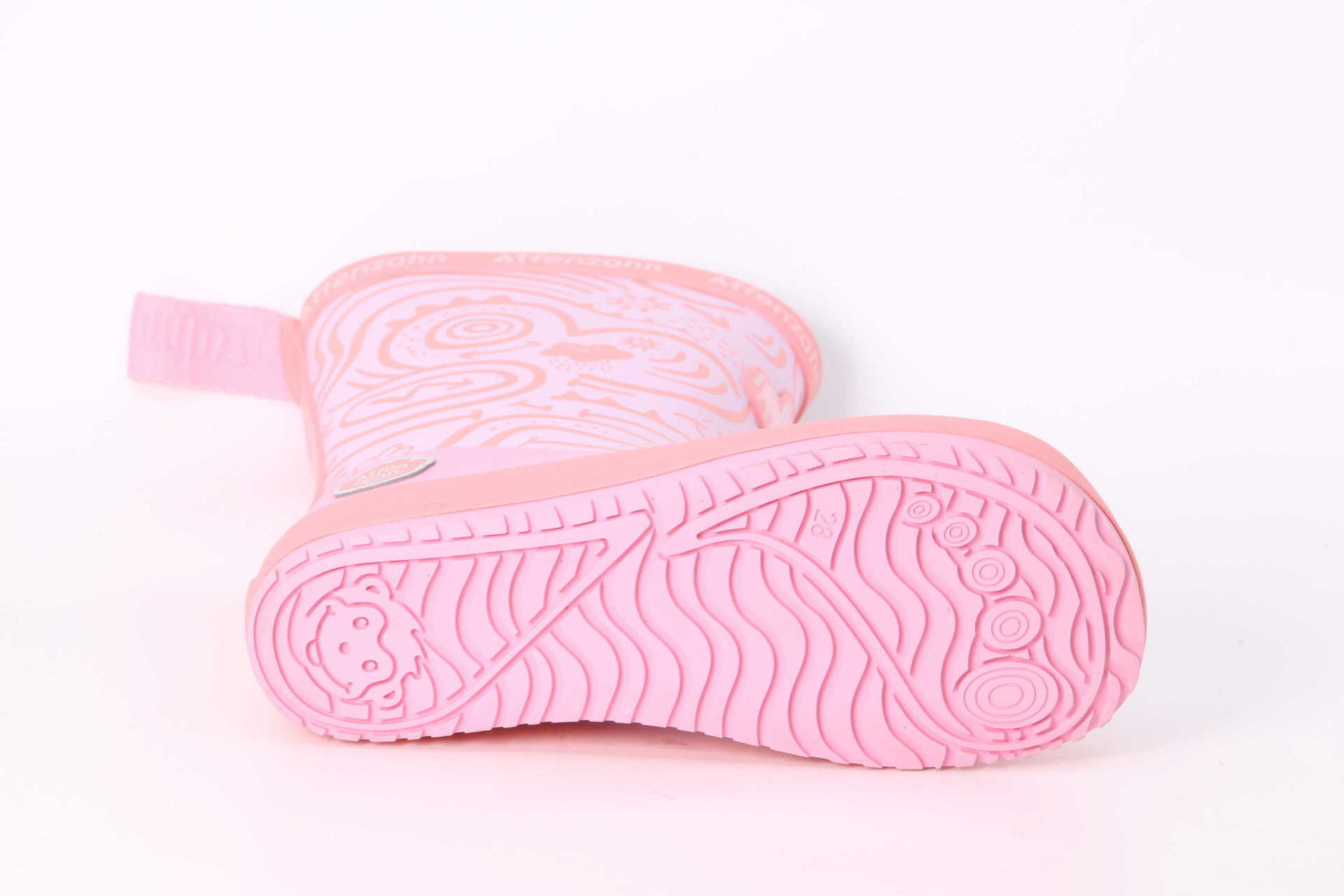 Gummistiefel Plashy vegan rosa Sohle