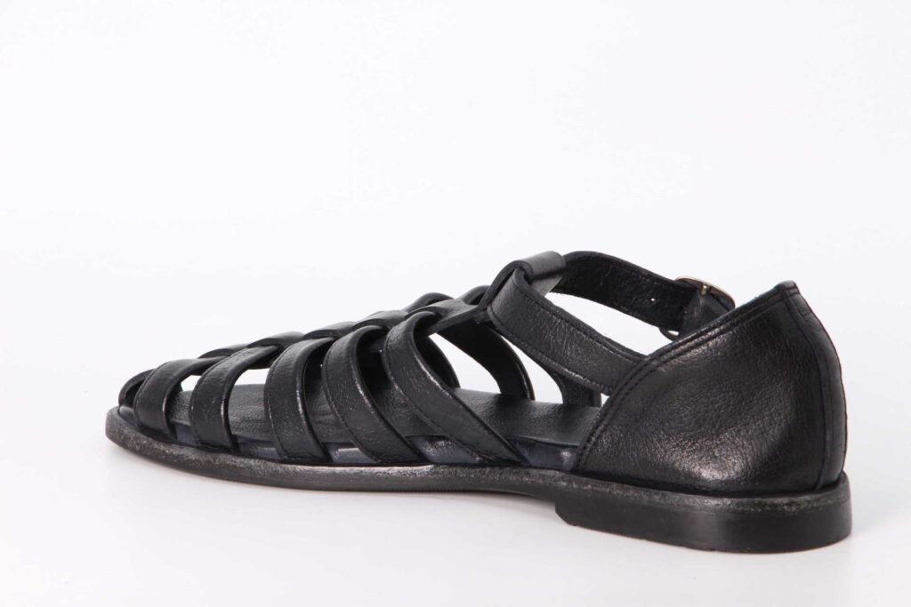 Sandale nero Rückseite