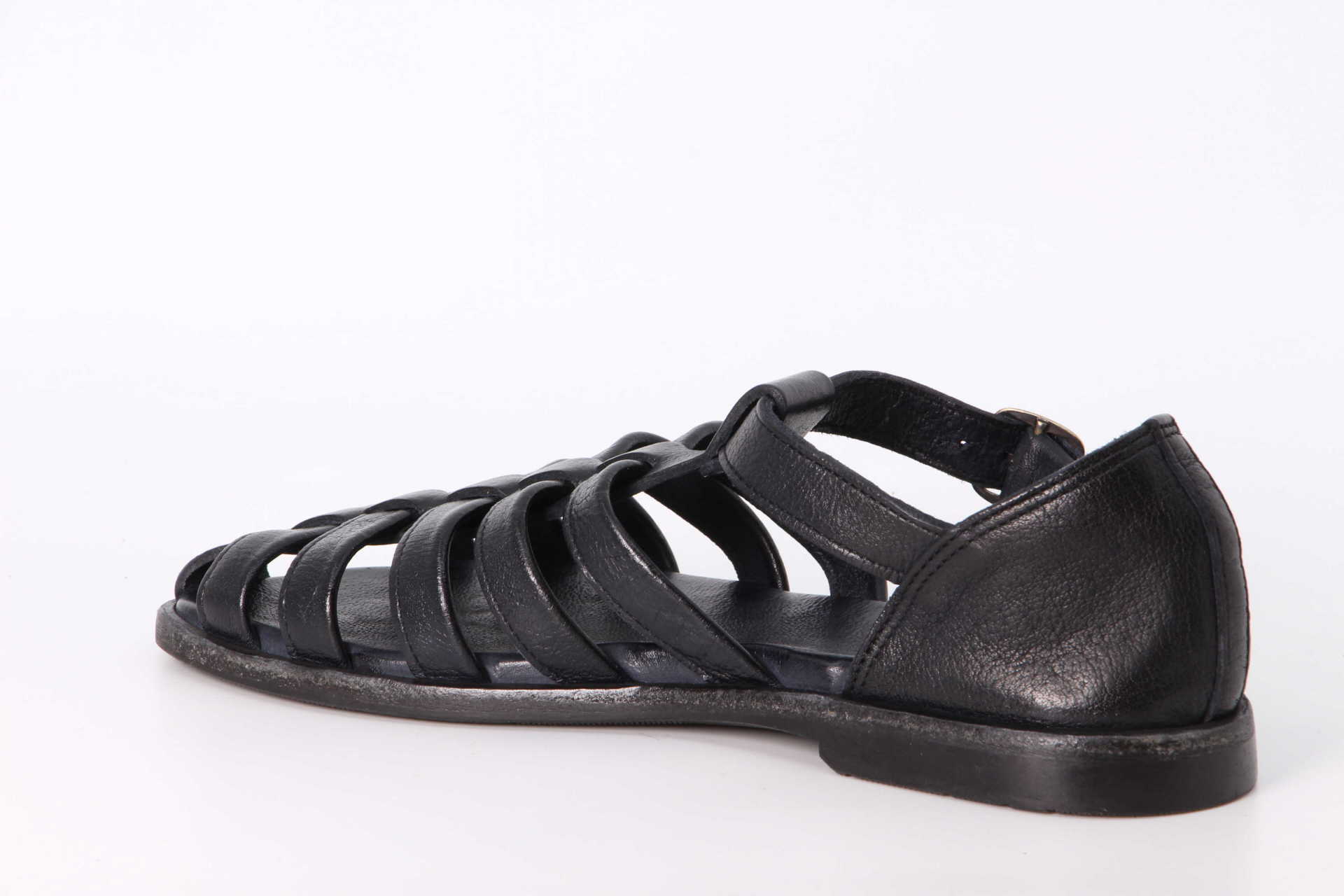 Sandale nero Rückseite