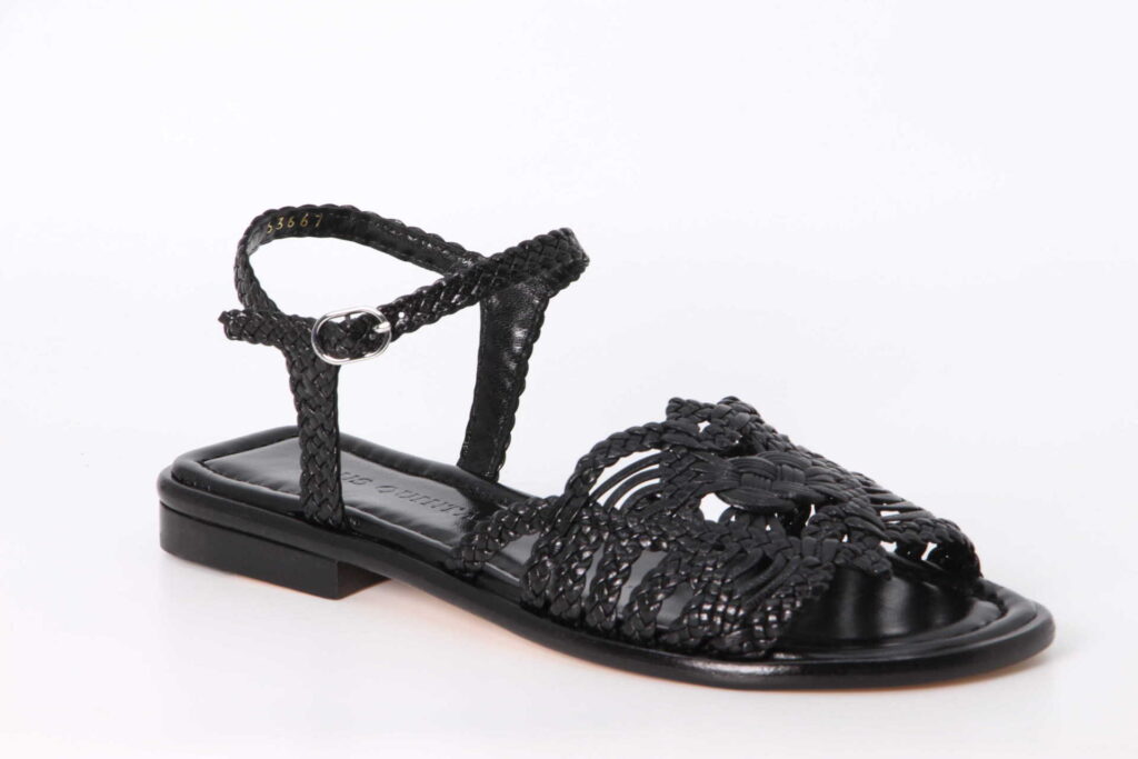 Sandalette schwarz Vorderseite