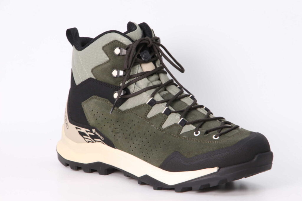 Lowa Explorer GTX Mid dunkelgrün / panna Vorderseite