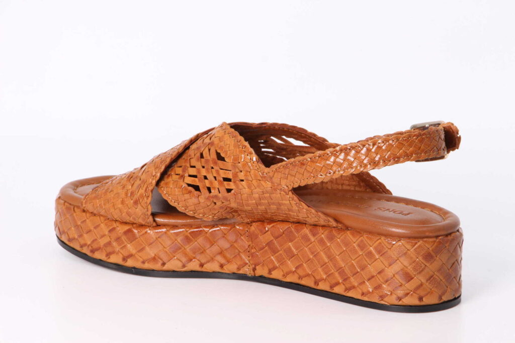 Plateau-Sandalette toffe Rückseite