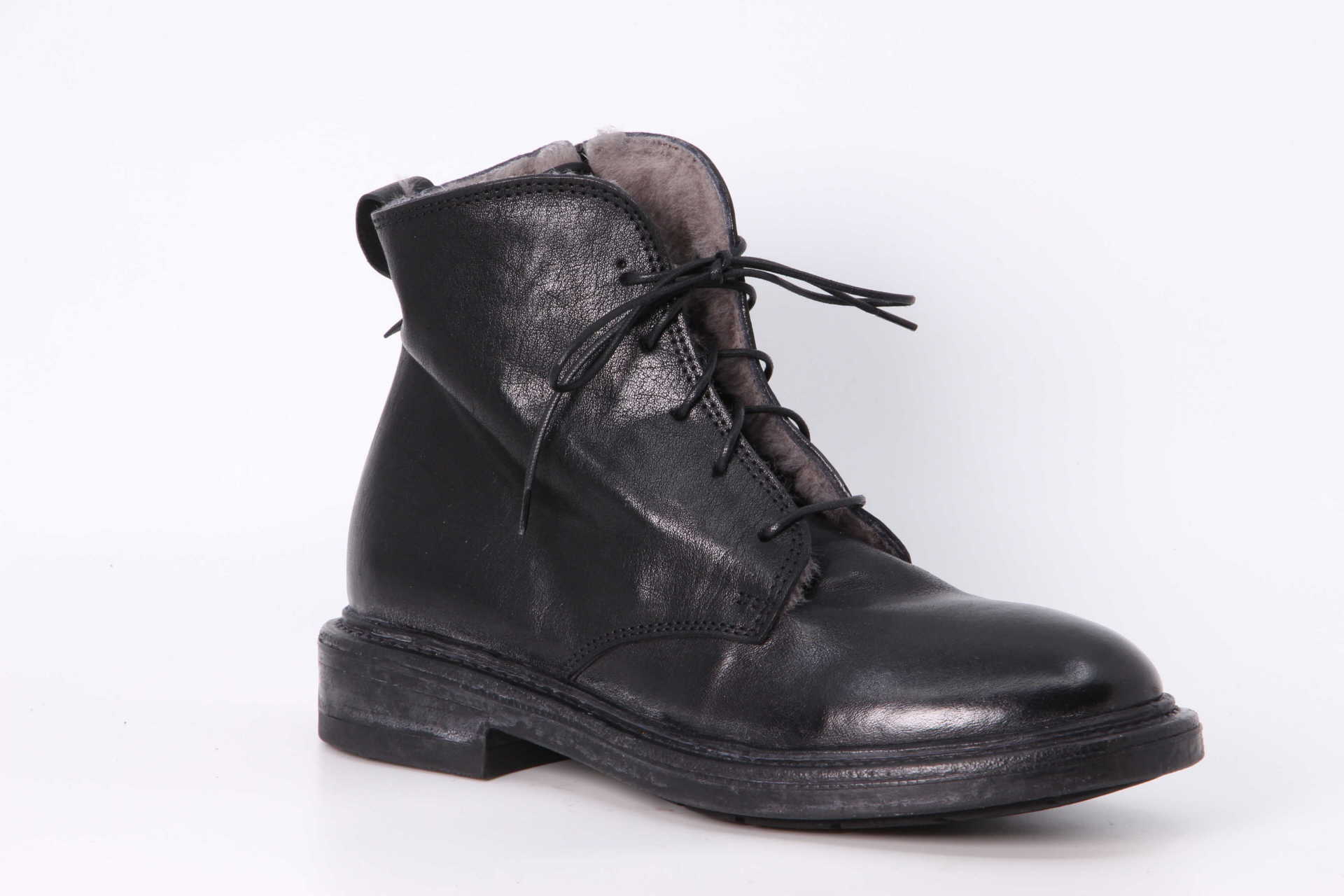 Winter-Stiefel schwarz Vorderseite
