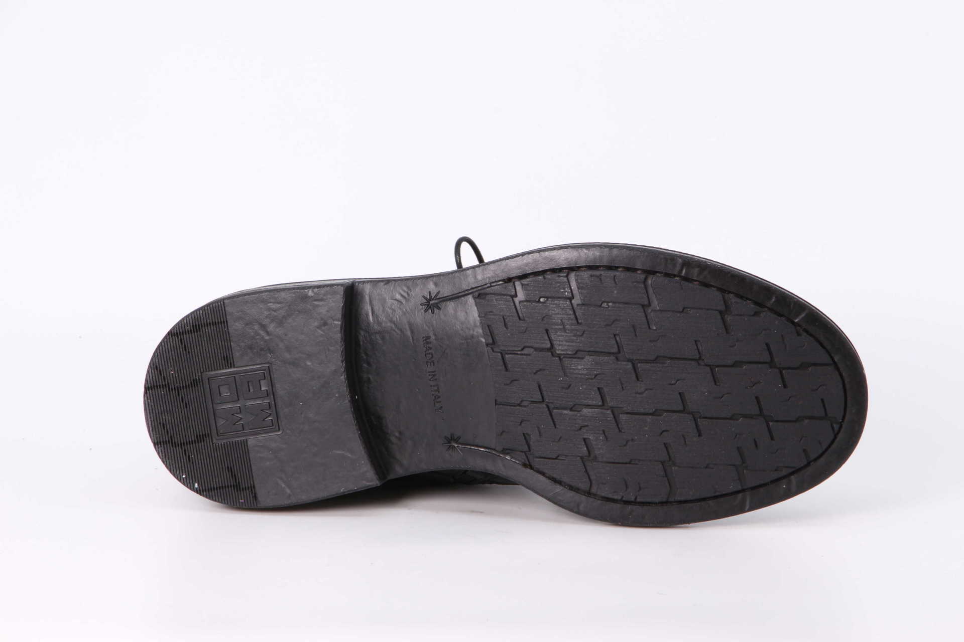 Winter-Stiefel schwarz Sohle