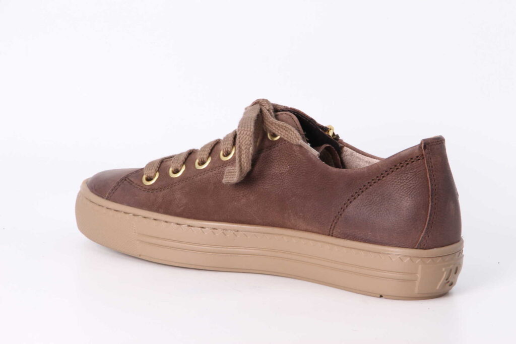 Sneaker dunkelbraun Rückseite