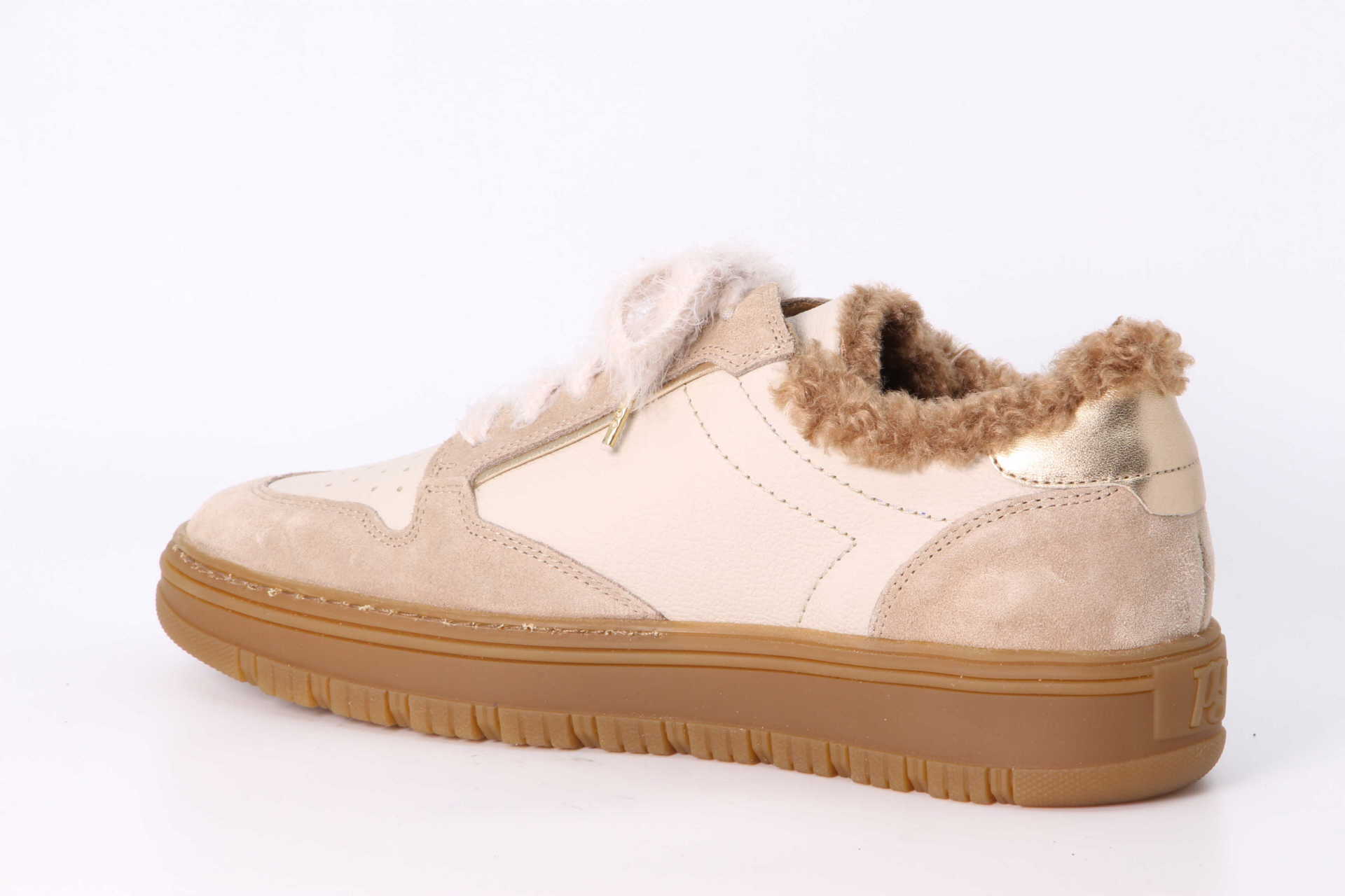Wintersneaker almond / biscuit Rückseite
