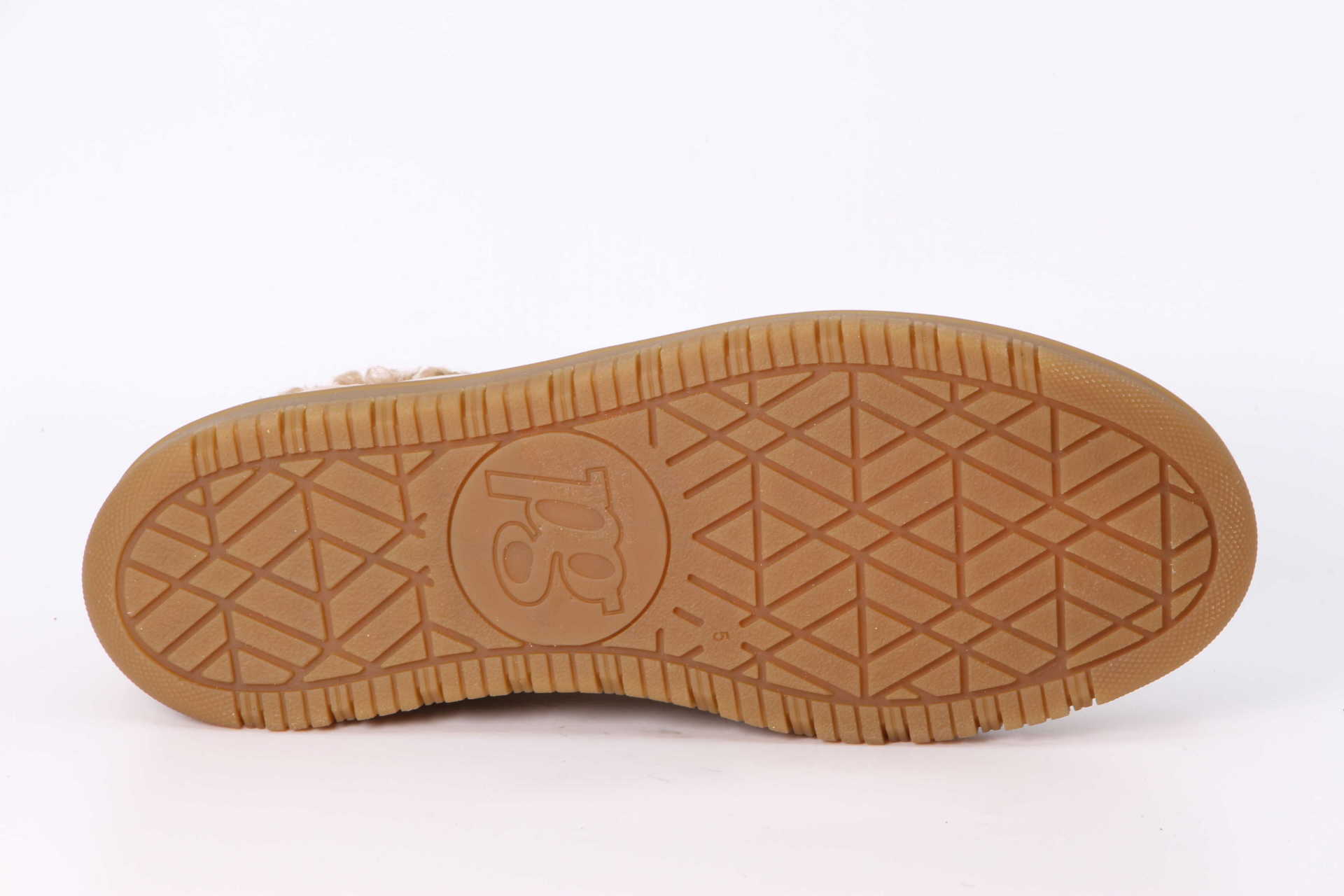 Wintersneaker almond / biscuit Sohle
