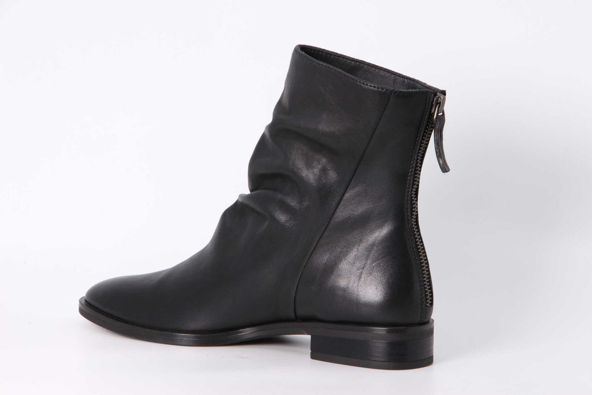 Stiefelette schwarz Rückseite