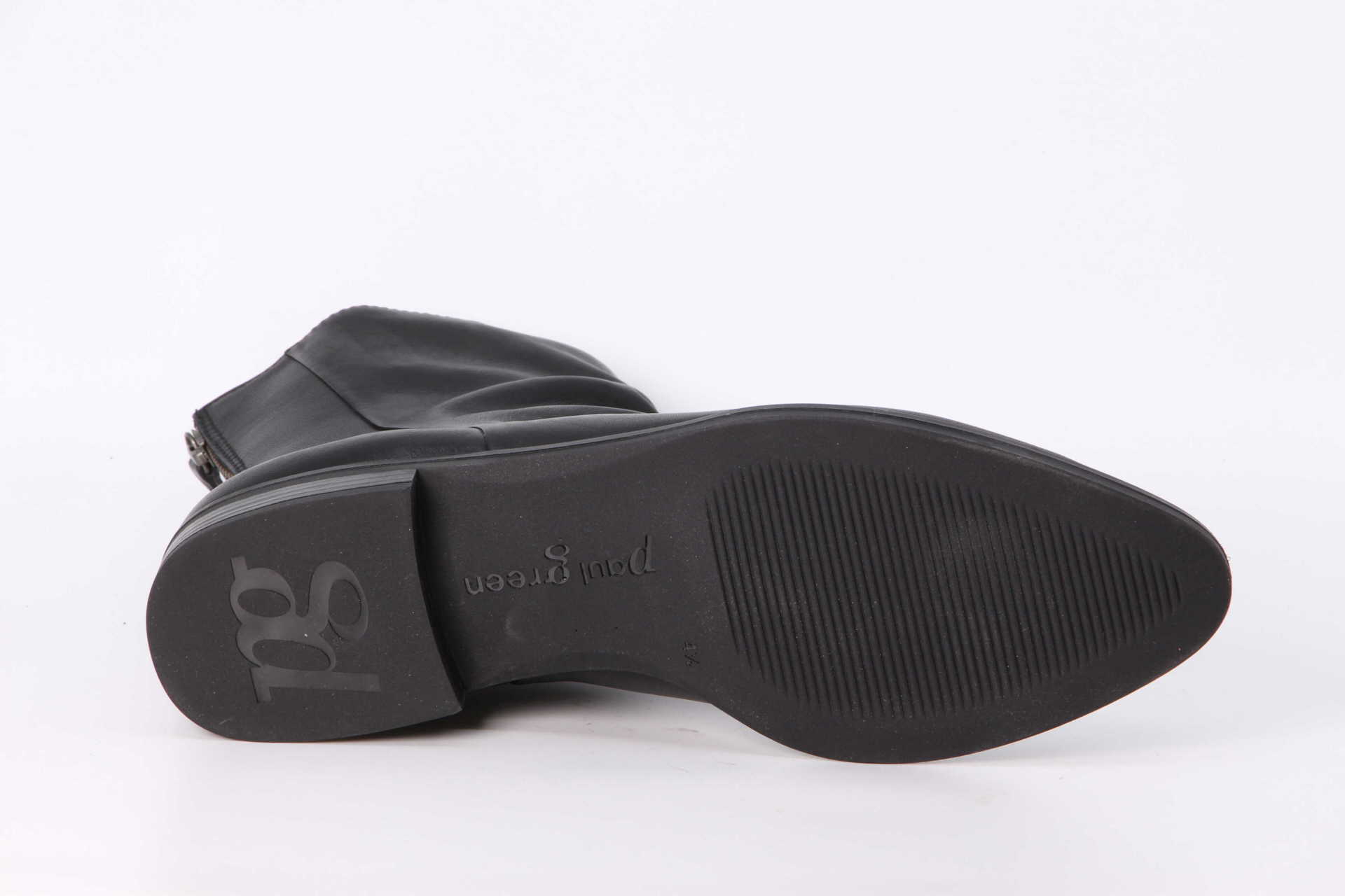 Stiefelette schwarz Sohle