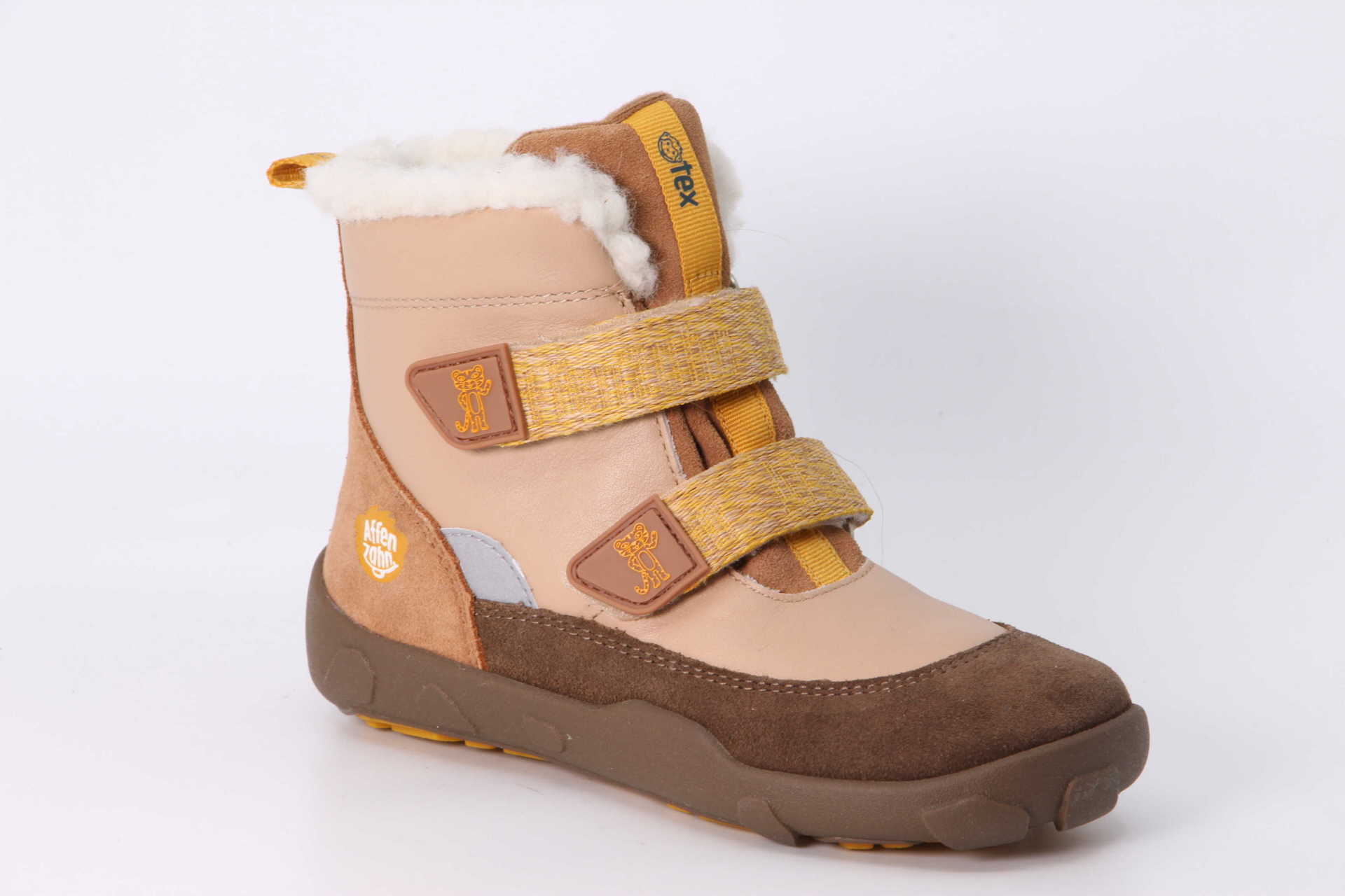 Comfy TEX vegan braun / ocker Vorderseite