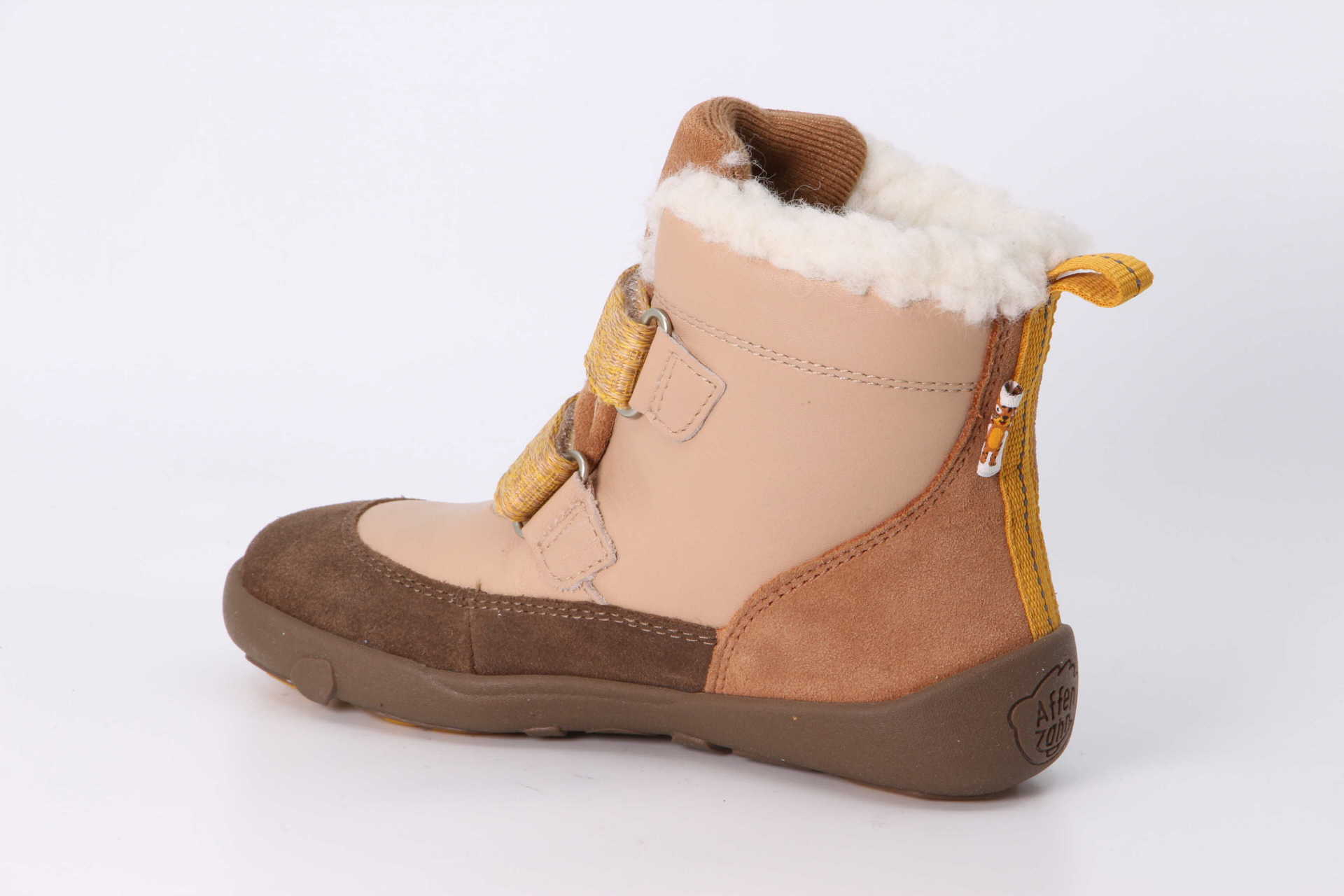 Comfy TEX vegan braun / ocker Rückseite