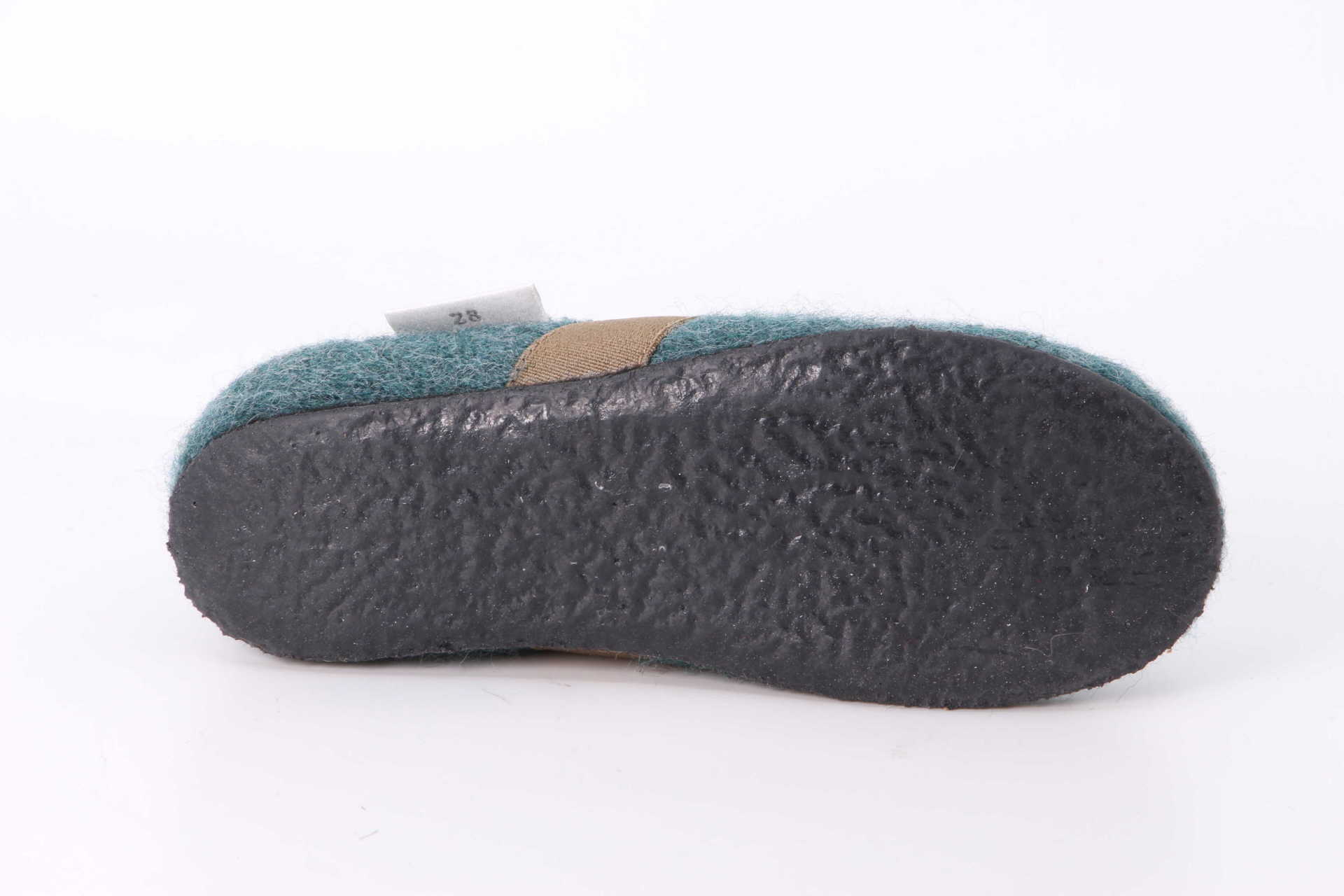 Filzfinken Elast oceangreen Sohle