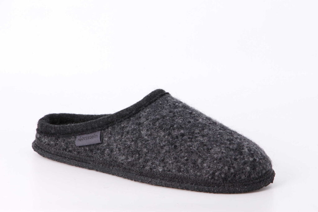 Filz-Hausschuh ash-grey Vorderseite
