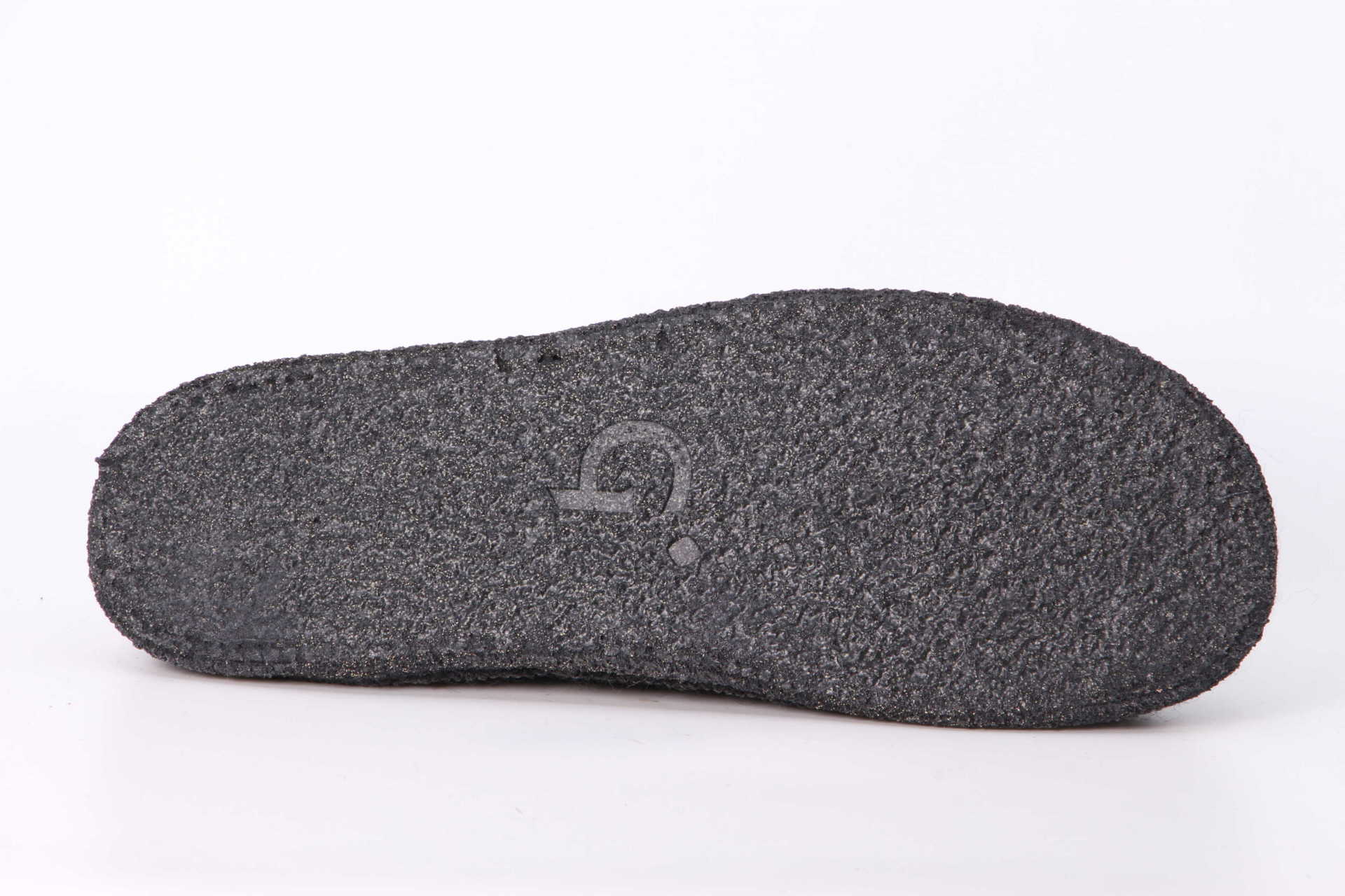 Filz-Hausschuh ashgrey Sohle