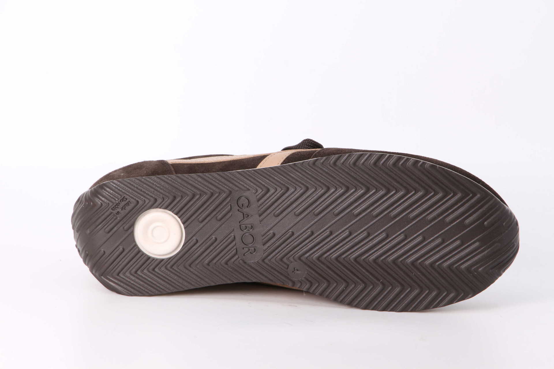 Sneaker mocca / sand Sohle