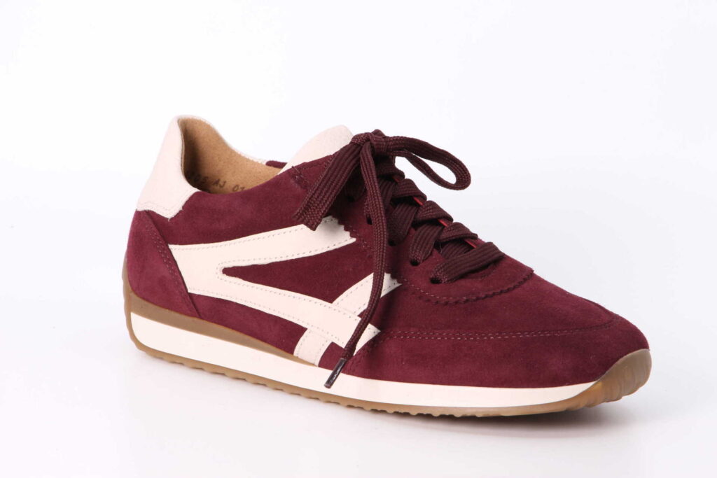 Sneaker mulberry / creme Vorderseite