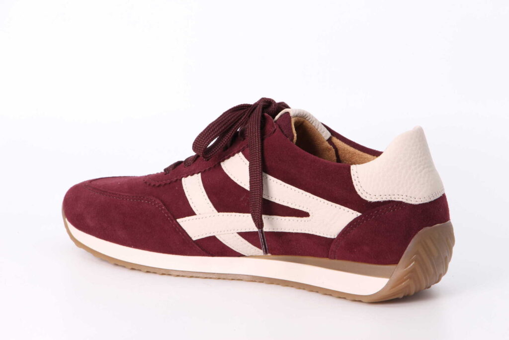 Sneaker mulberry / creme Rückseite