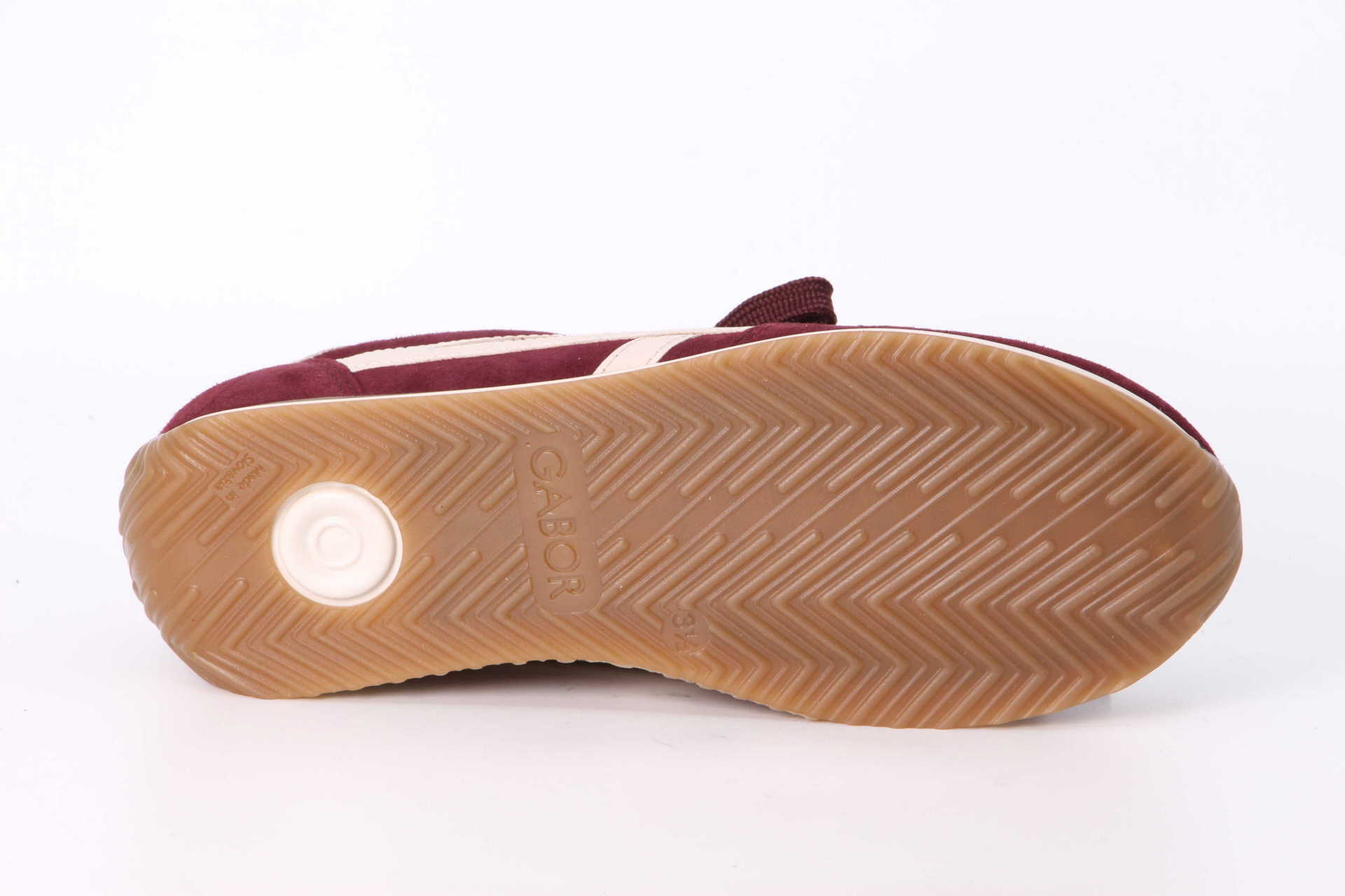 Sneaker mulberry / creme Sohle