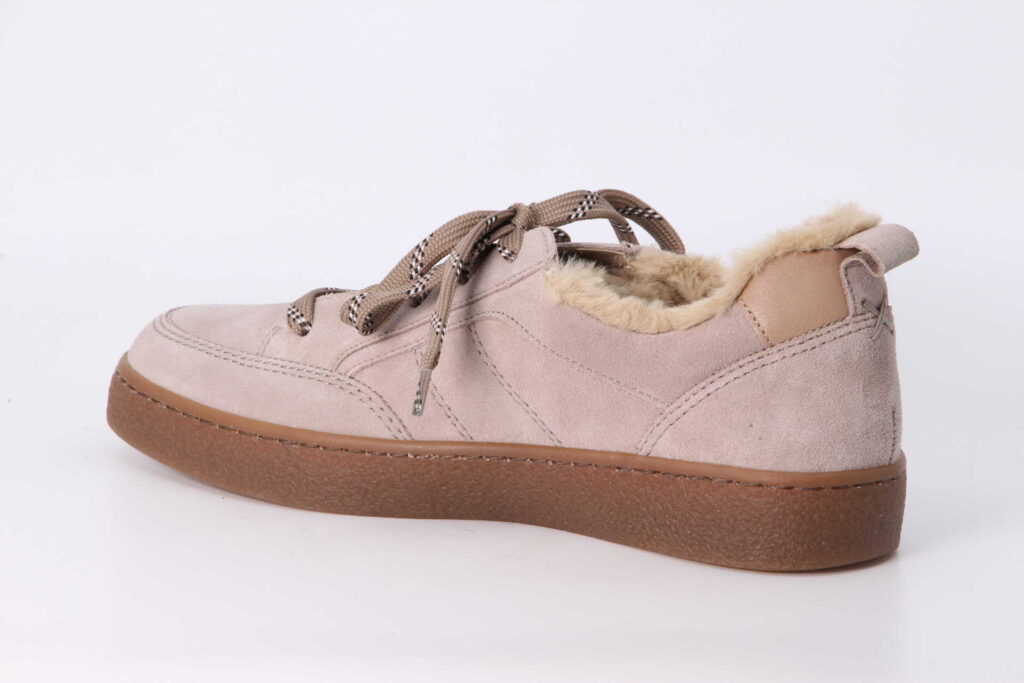 Winter-Sneaker silk / sand Rückseite