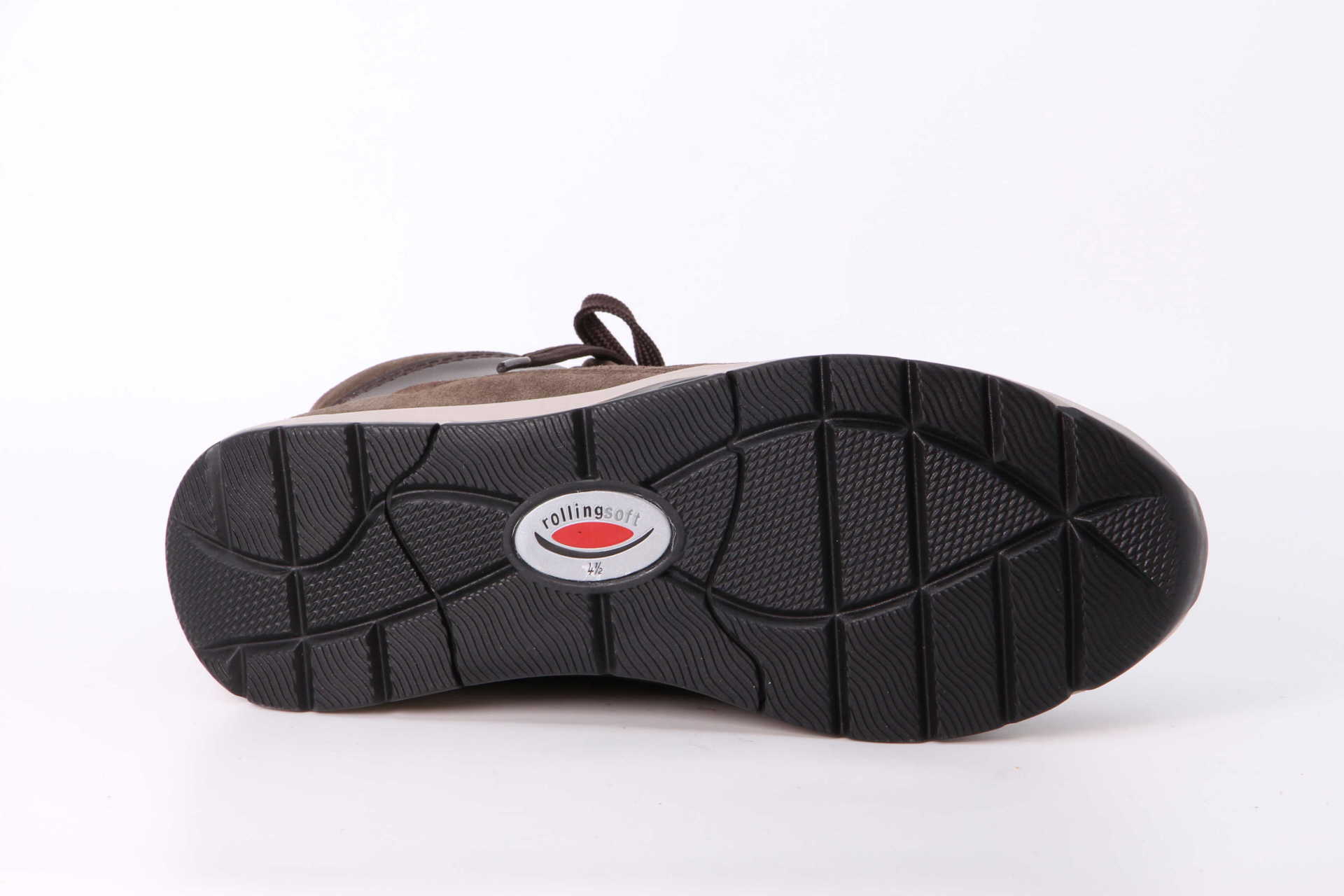 Winter-Sneaker dunkelbraun Kombi Sohle