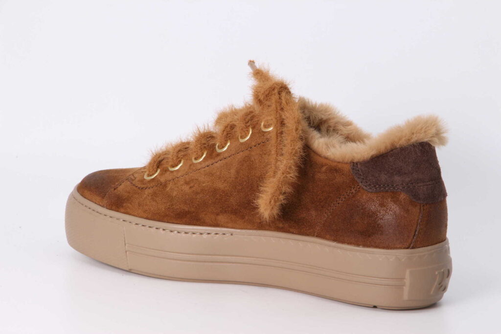 Wintersneaker toffee / wood Rückseite