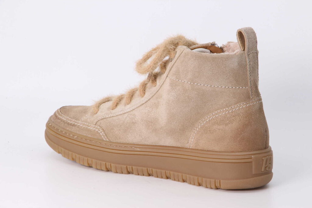 Hi-Top Sneaker grain / creme Rückseite
