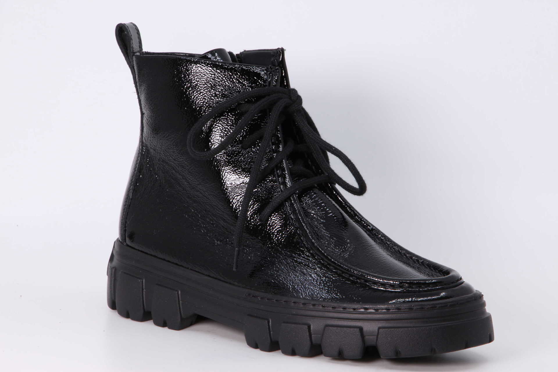 Stiefelette schwarz Vorderseite