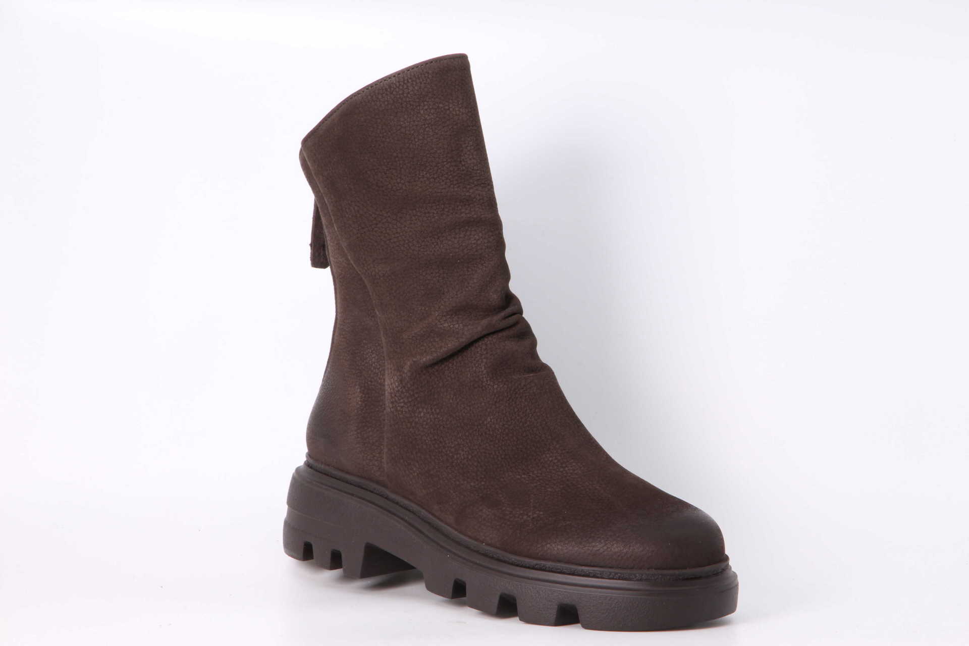 Stiefelette mocca Vorderseite