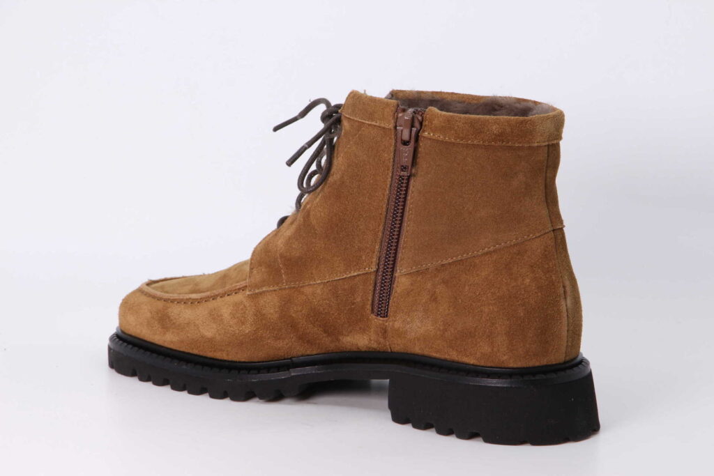 Winterstiefelette tabak Rückseite