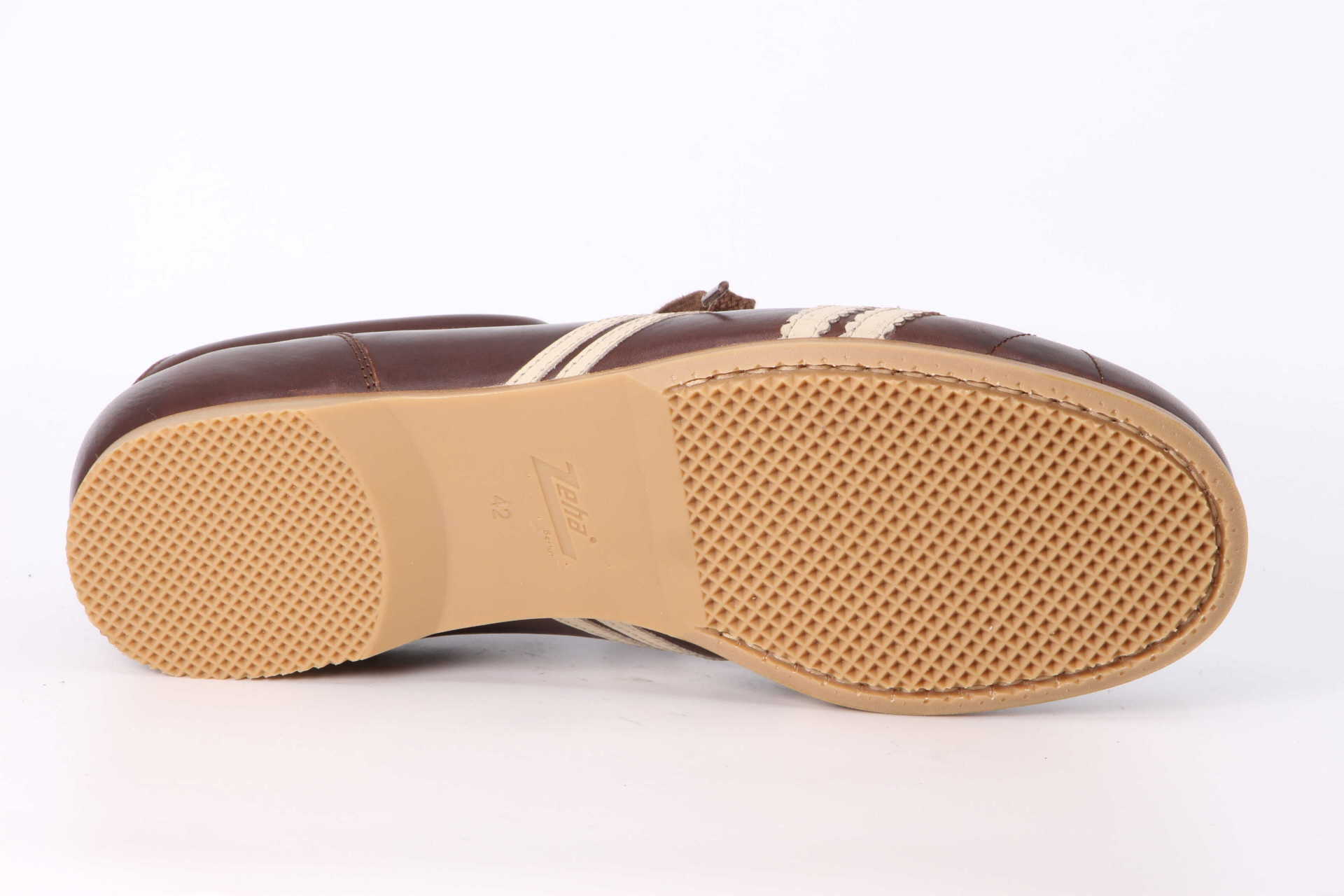 Finalist maroon brown / cream Sohle
