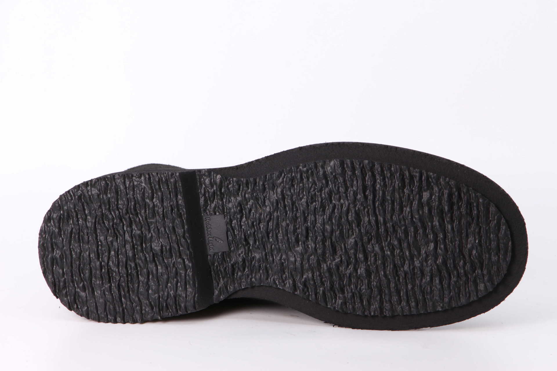 Schnür-Stiefelette schwarz Sohle