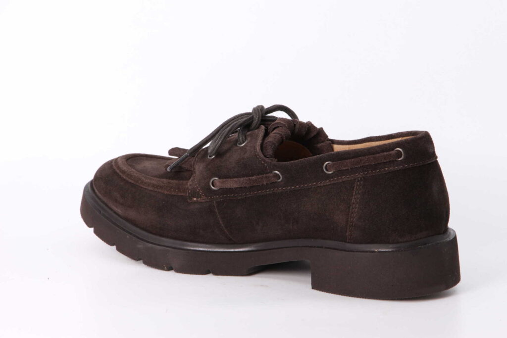 Bootsschuh mocca Rückseite