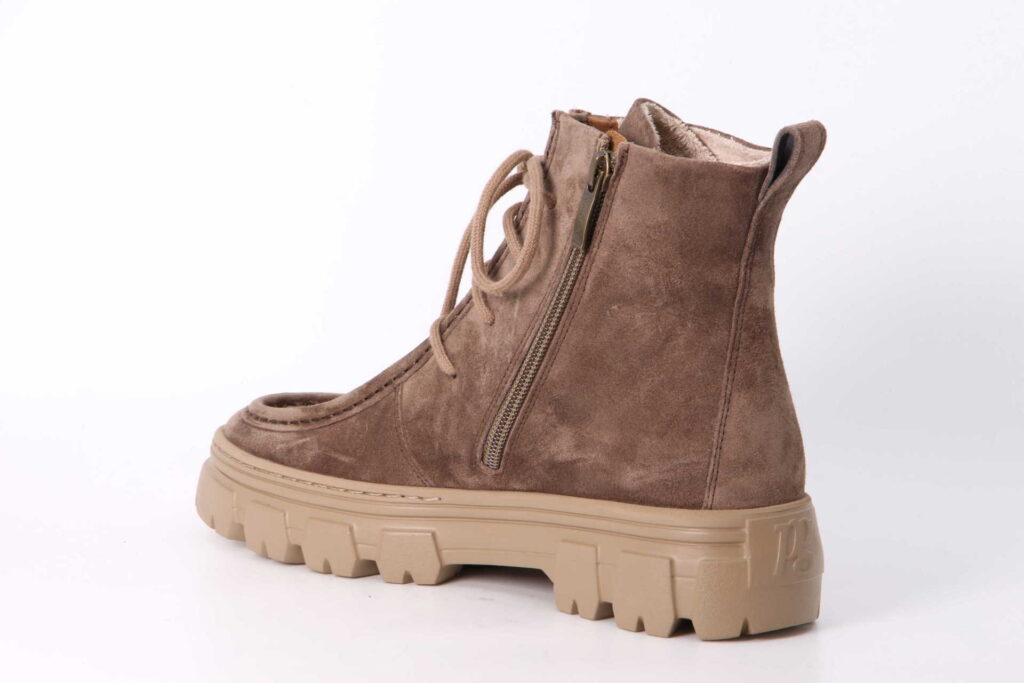 Stiefelette earth Rückseite