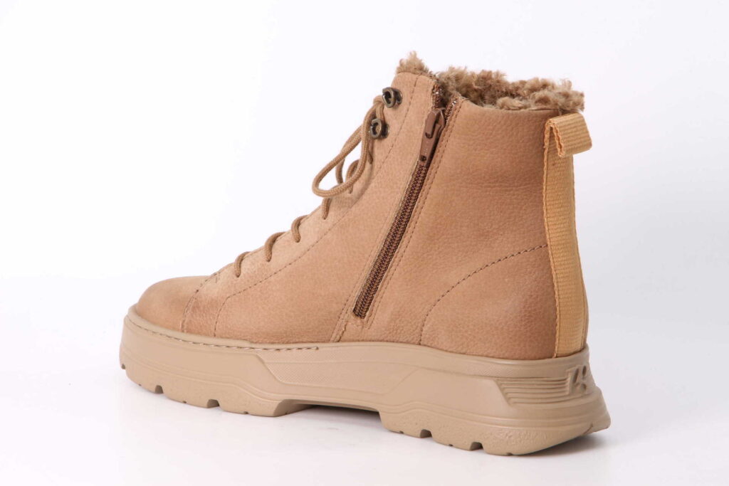 Winterboots tan Rückseite