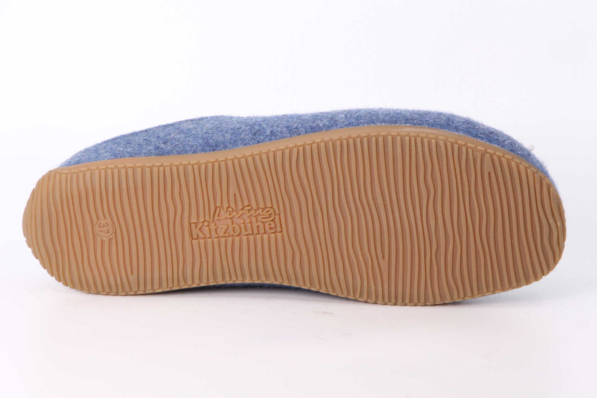 Filzfinken media blue Sohle