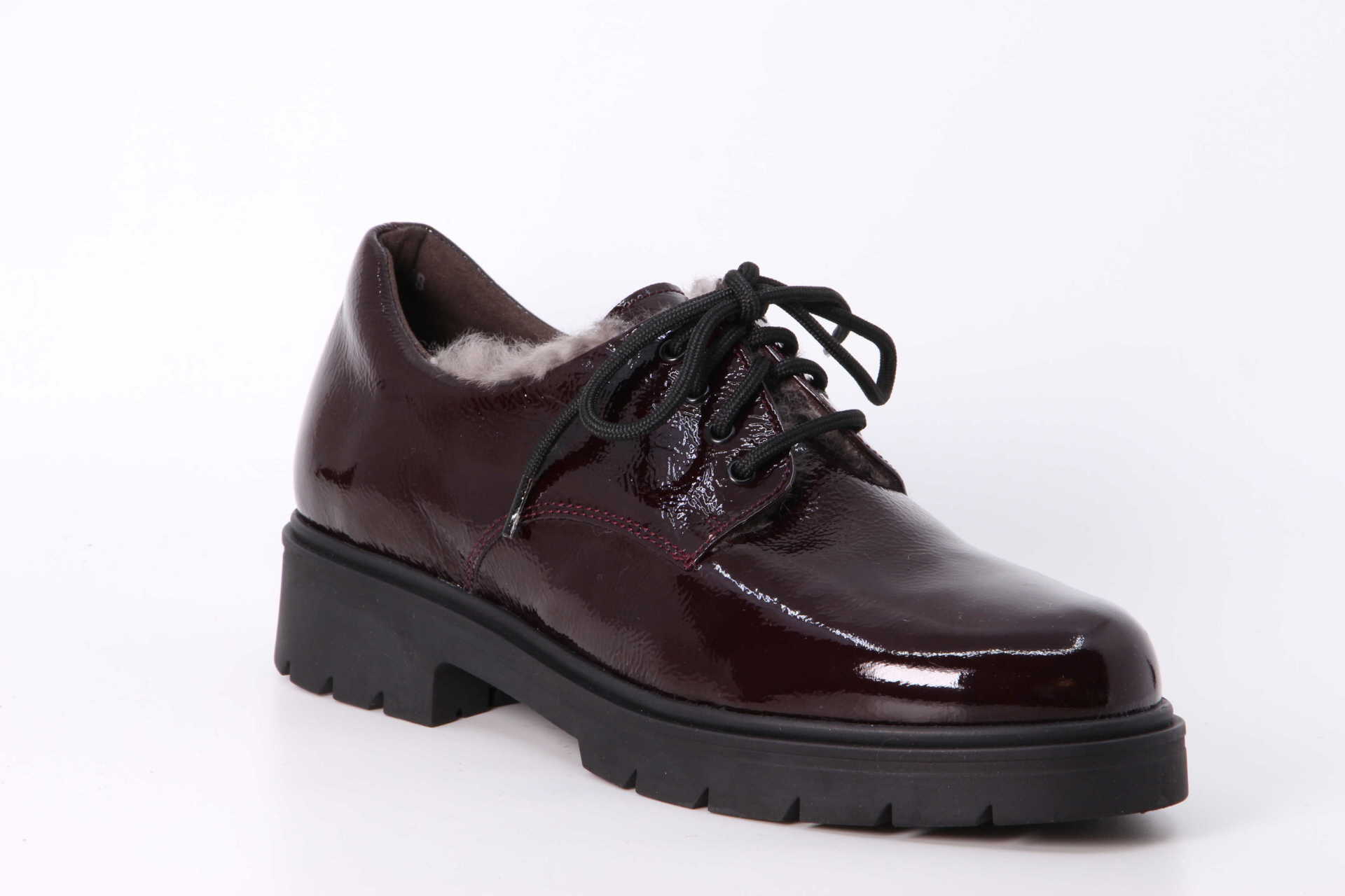 Halbschuh warm burdeos Vorderseite