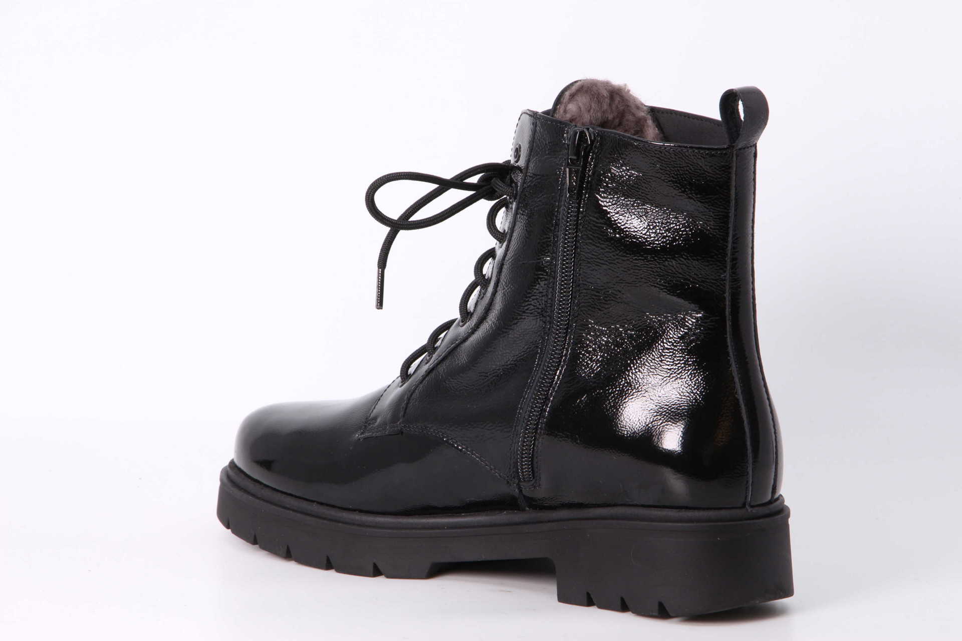 Winterstiefel schwarz Rückseite