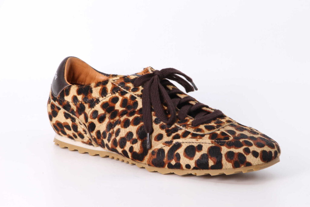 Sneaker guepard / testa moro Vorderseite